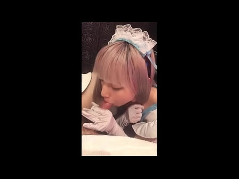 ❤️ Японський ідол [маюка], французький костюм покоївки, частина 1, мінет і дрочка з лосьйоном ️ Домашнє порно у нас